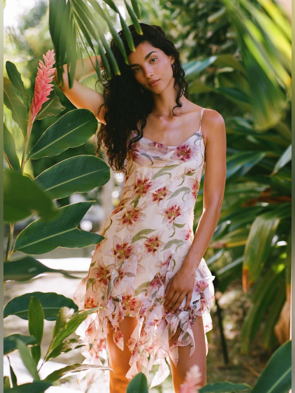 For Love & Lemons Sunrise Lily Beaded Mini Dress - Size 4 NWT